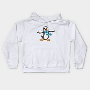 Penguin with Scarf Kids Hoodie